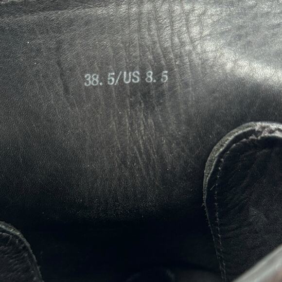 Rag & Bone Kinsey Moto Bootie Strappy SZ 8.5 Women's Black Leather Ankle Boots - Picture 13 of 13